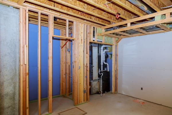 Basement Wall Framing Service